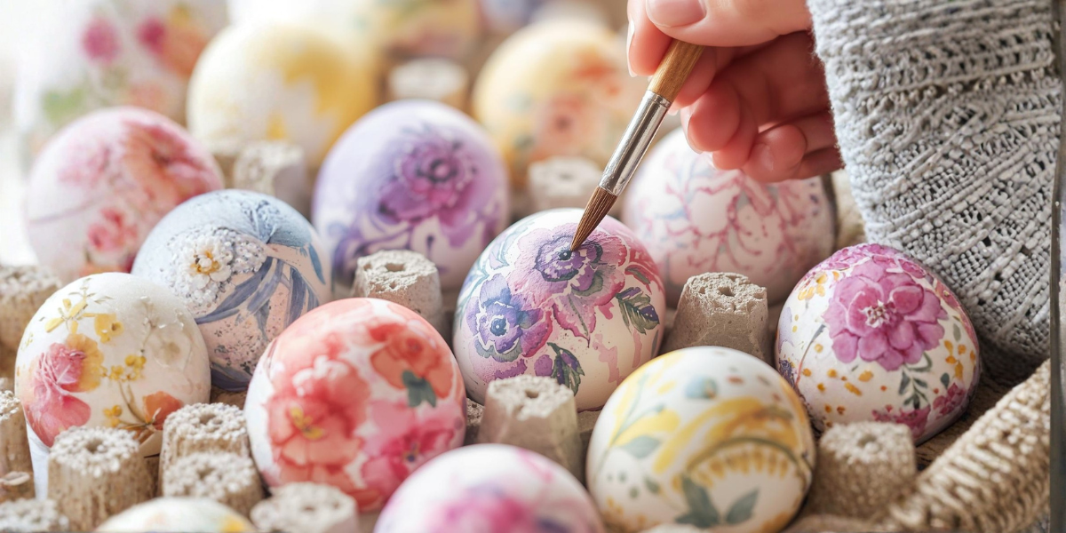 Cómo pintar y decorar huevos de Pascua