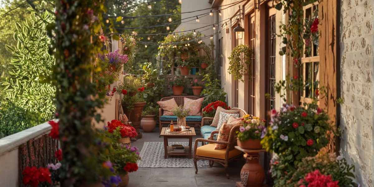 Cómo decorar un balcón estilo cordobés con plantas y color andaluz
